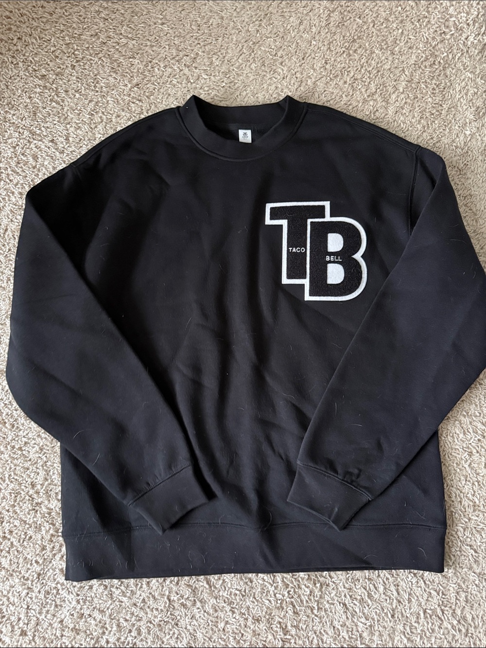 Black Taco Bell Logo Crewneck Sweater -